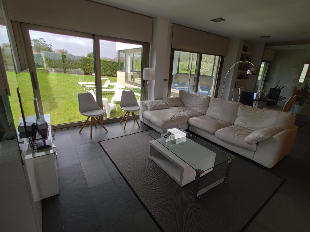 Villa Sanxenxo Casa Rial 47 Con Piscina Climatizada Exterior foto